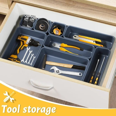 Boxes for things in drawers Omtofo, 8 pieces