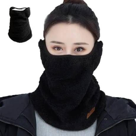 Tuofang daugiafunkcinis moteriškas šalikas, juodas