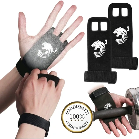 Gimnastikos pirštinės Kolnaix, juodos M