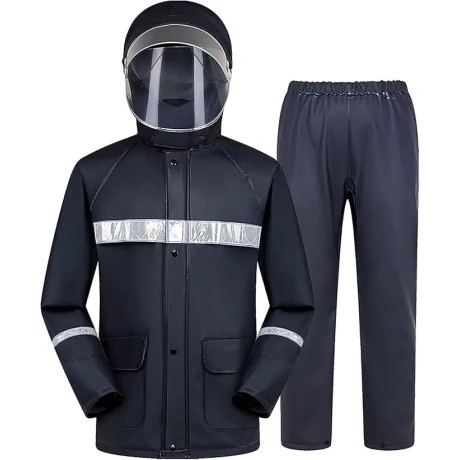 Gibz lietus kostīms, tumši zils, XL