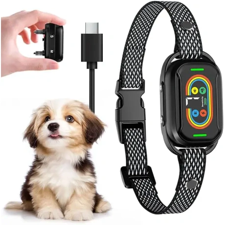 Pceotllar šunų antkaklis nuo lojimo