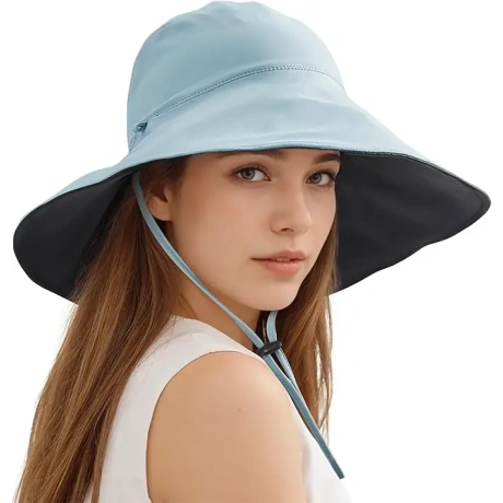 Sukeen women’s reversible wide-brim hat