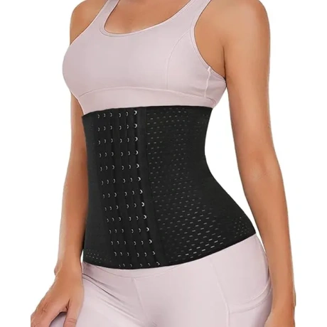 Figninget korsetas L, juodas