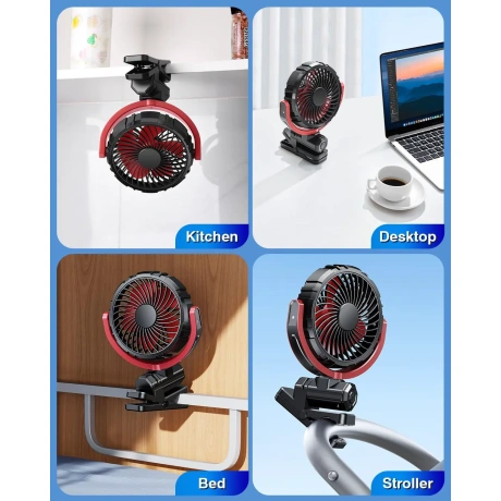 xuenair MD12 bezvadu portatīvais ventilators