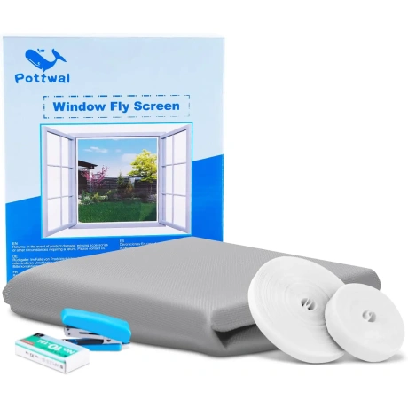 Pottwal Window Mosquito Net 130 x 150 cm