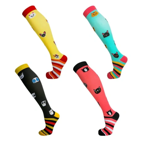 LEOSTEP Kompresinės kojinės, S/M, 4 poros