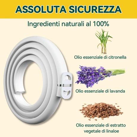 Asticers blusų antkaklis šunims