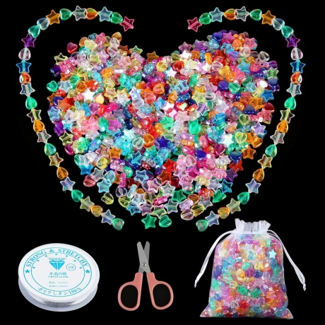 Sternform Karoliukų rinkinys rankdarbiams, 600 vnt