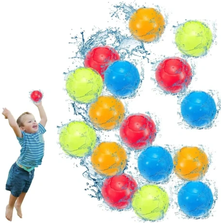 YumSur Reusable water balloons, 16 pcs.