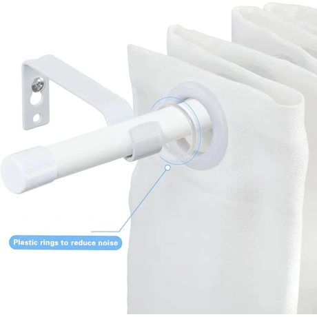 Aizkaru stanga INFLATION 76-116 cm, balta