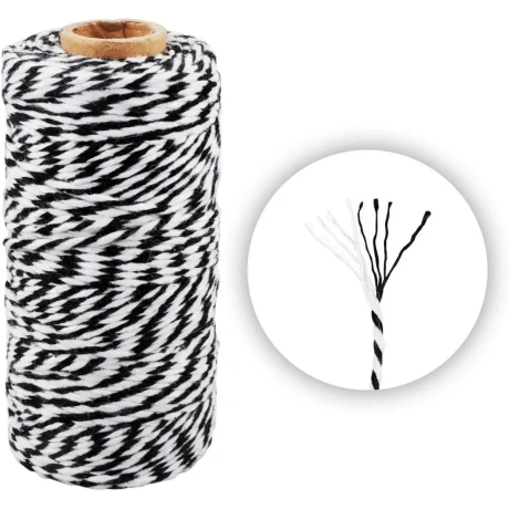 Acraft Natūralios medvilnės virvelė, 100 m