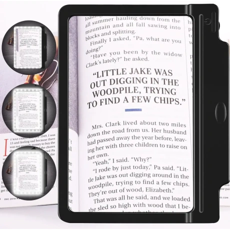 Šviečiantis didinamasis stiklas Tneltueb T-9