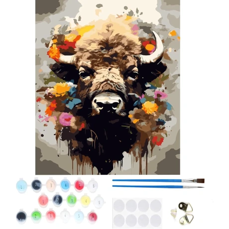 Heibago maalaus numeroiden mukaan -setti 23 × 14 cm