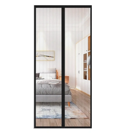 Meet Beauty magneettinen hyttysverkko oveen 105×220 cm, musta