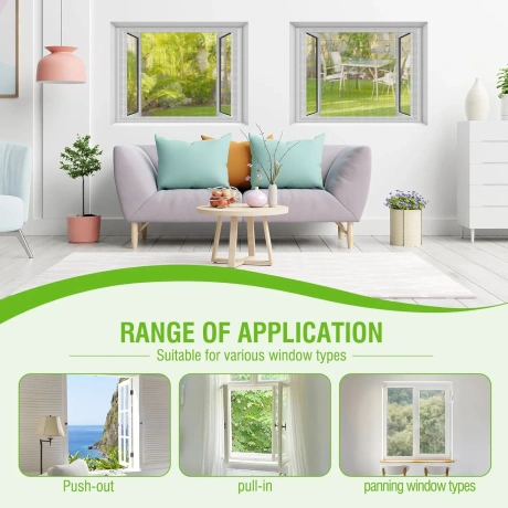 Flyzzz Ikkunaverkko 120x100 cm