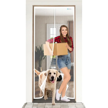 Esmayulo magnetiline putukavõrk uksele 85x230 cm, must