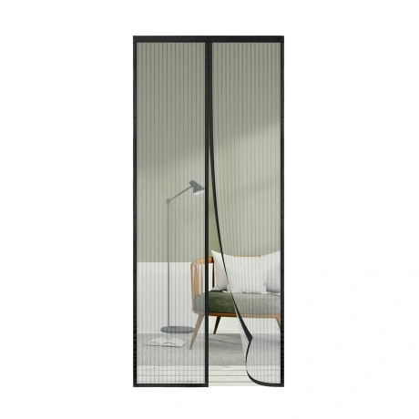 Sha2wen magnetiline sääsevõrk uksele 75 × 195 cm, must