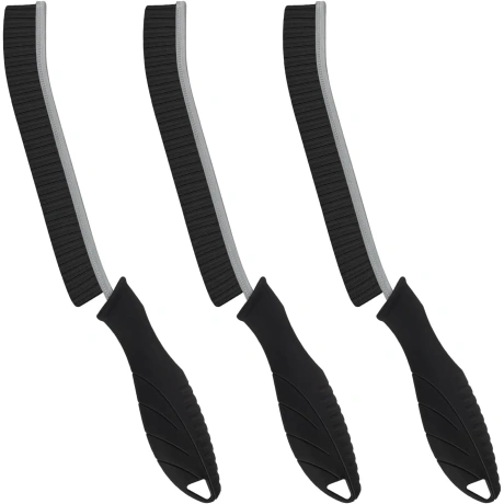 Foogwee jäikade harjastega puhastushari, 3 tk, must