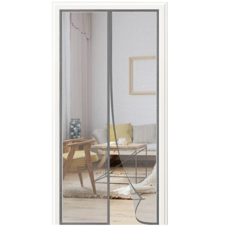 Went magnetiline sääsevõrk uksele 90 × 210 cm, hall