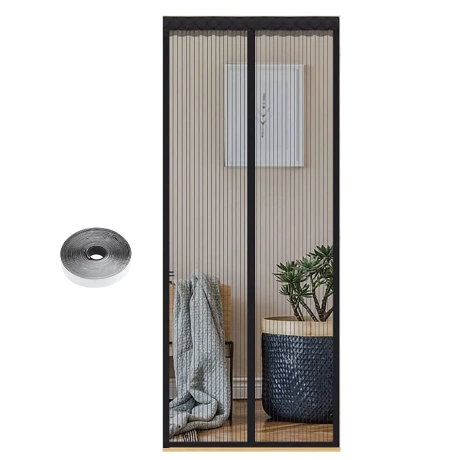 Went magnetiline sääsevõrk uksele 95x200 cm, must