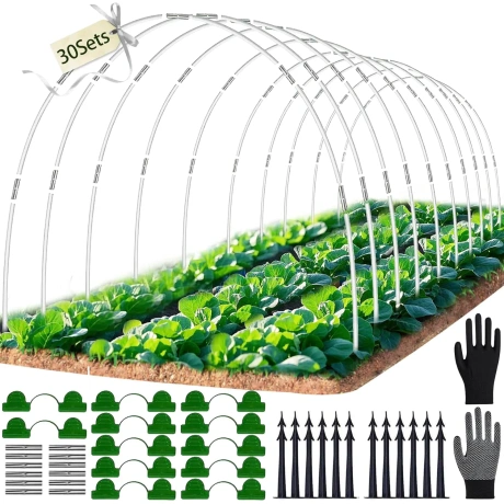 Polytunnel minikasvuhoone tunneli komplekt, 30 tk