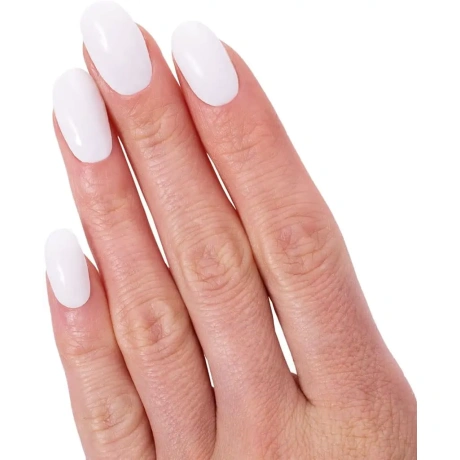 Glamsy küünekleebised, 24 tk, White Wish