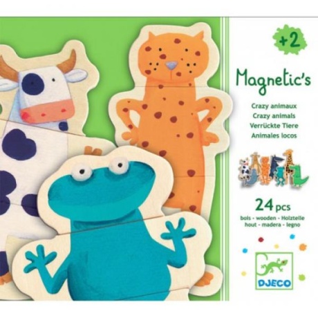 Wooden magnetics - Crazy Animals
