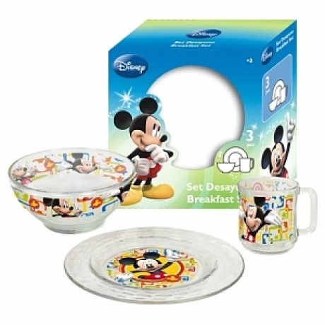 Laste lauanõude komplekt 3-osaline MICKEY