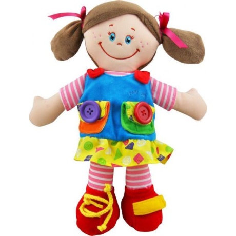 Plush doll-girl 38cm.