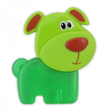 Gel teether "Green dog"