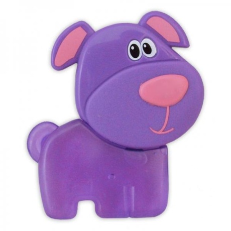 Gel teether "Violet dog"