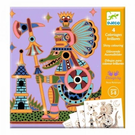  Colouring surprises - Animal warriors