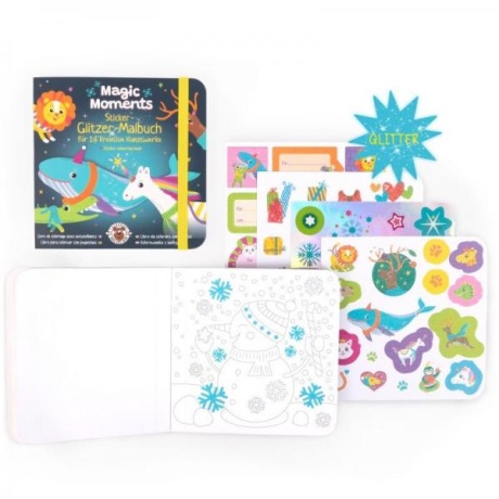Magic Moments - Colouring book with stickers
