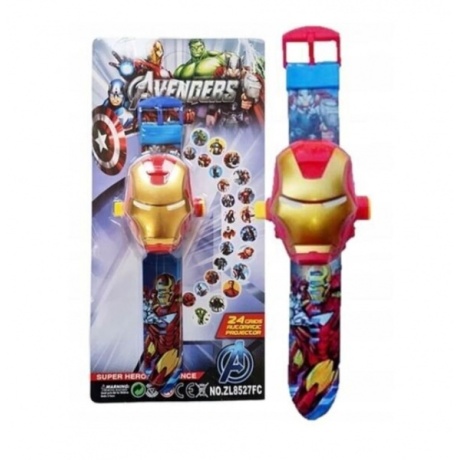 Milando B9 lasten kello projektorilla Marvel Iron Man