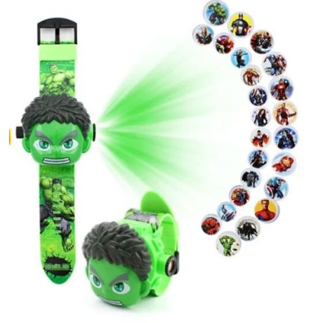 Milando B10 lasten kello projektorilla Marvel Hulk
