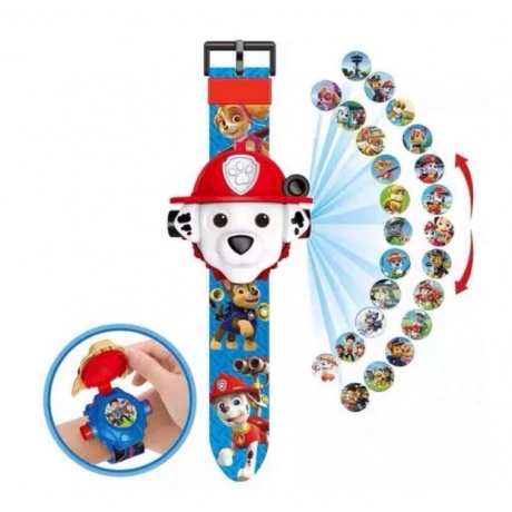 Milando B4 lasten kello projektorilla Paw Patrol