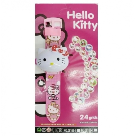 Milando B12 lasten kello projektorilla Hello Kitty