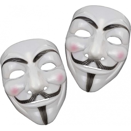 Naamio Vendetta, 2 kpl Halloween-juhliin VANVENE Anonymouses