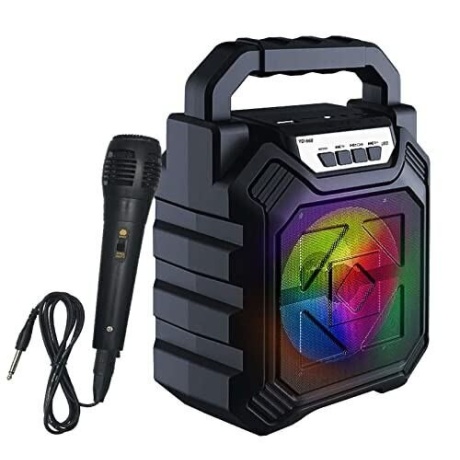 Langaton bluetooth kaiutin + mikrofoni, musta YD-668