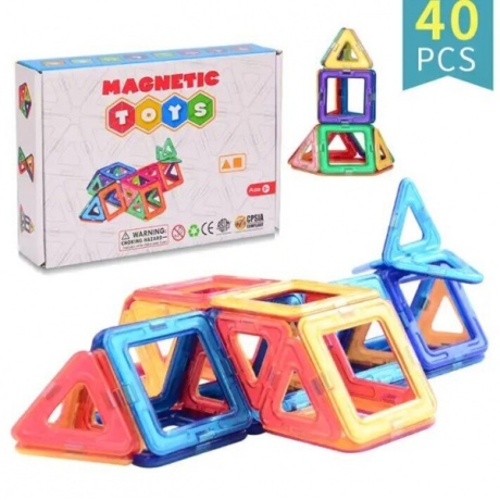 Tee itse magneettiset lohkot, 40 kpl