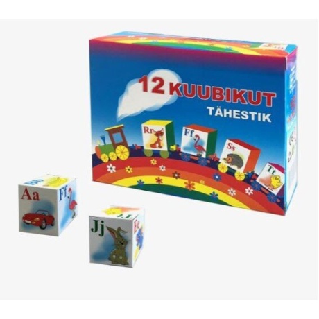 Viron aakkoskuutiot, 12 kpl.