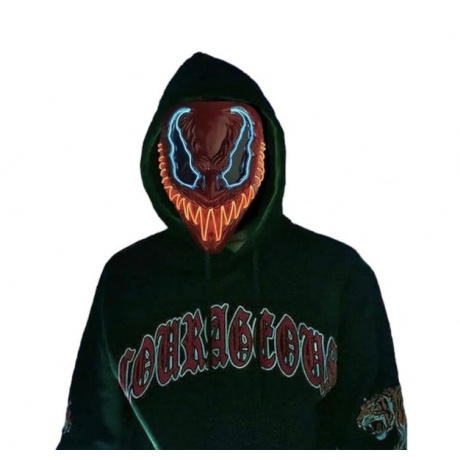 Halloween-naamio, LED