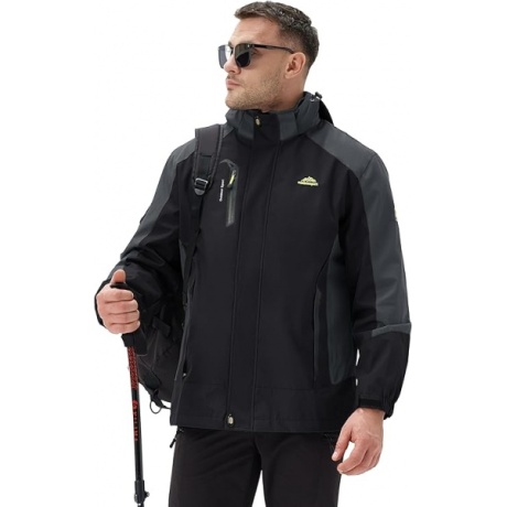 MAGCOMSEN miesten takki, musta, M