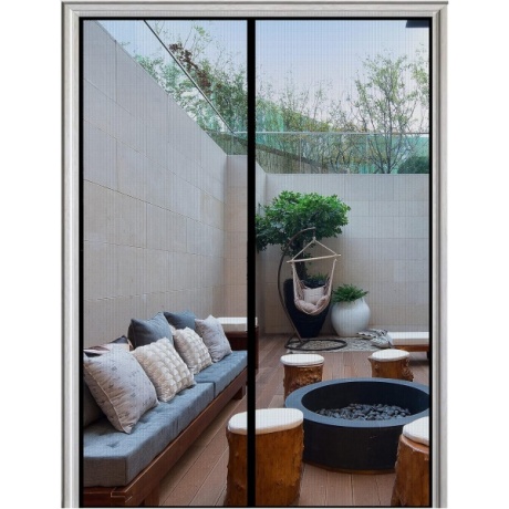 Homearda magneettinen hyttysverkko, 100 x 210 cm
