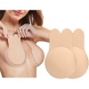 Näkymättömät silikoniliivit Fchitop olkaimeton, beige