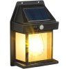 Flintronic solar light with motion sensor