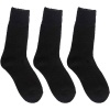 Wool socks for men Yoicy, 3 pairs, black