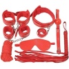 BDSM sekso žaislų rinkinys LovelyMia, 7 vnt., raudonas