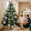 Fobaston Glitter Snowflake joulukoristeet, 30 kpl.